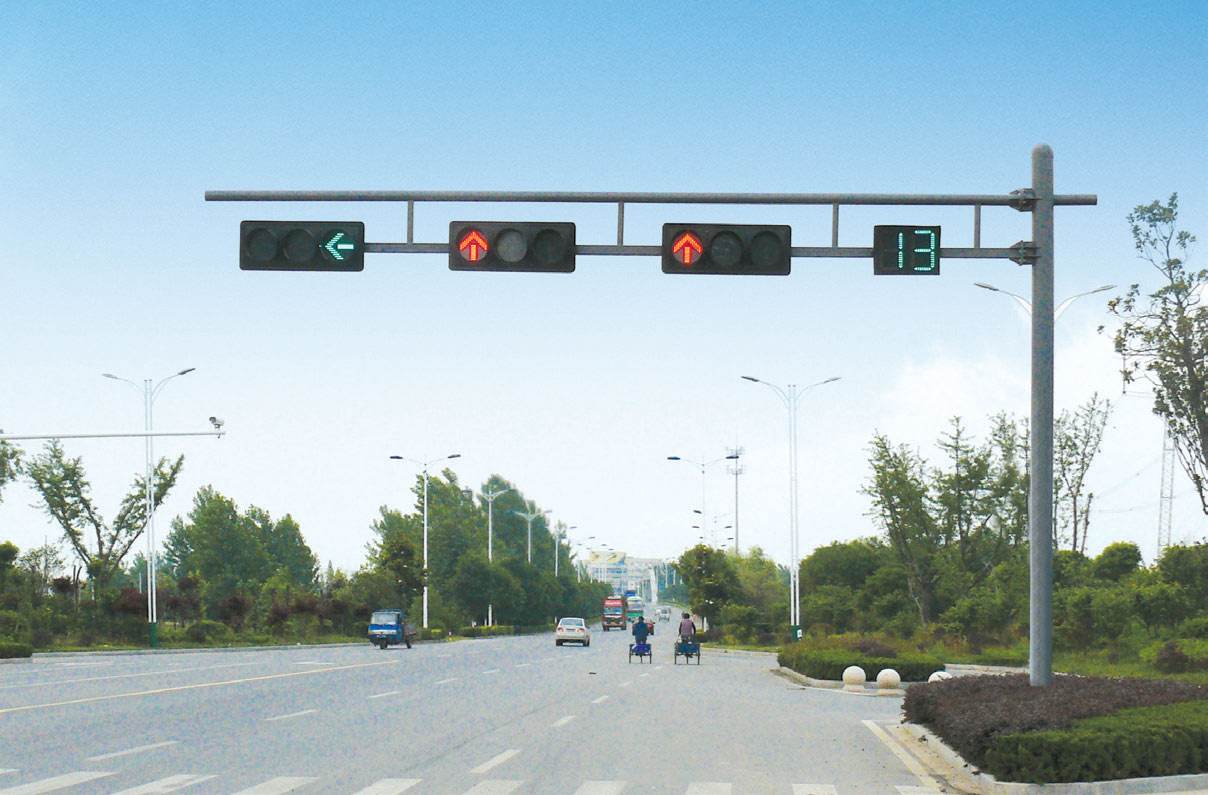黑龍江哈爾濱交通信號燈 安裝實例